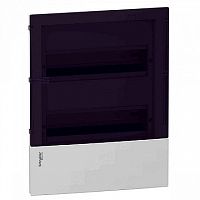 Распределительный шкаф MINI PRAGMA 24 мод., IP40, встраиваемый, пластик, дымчатая дверь | код. MIP22212T | Schneider Electric